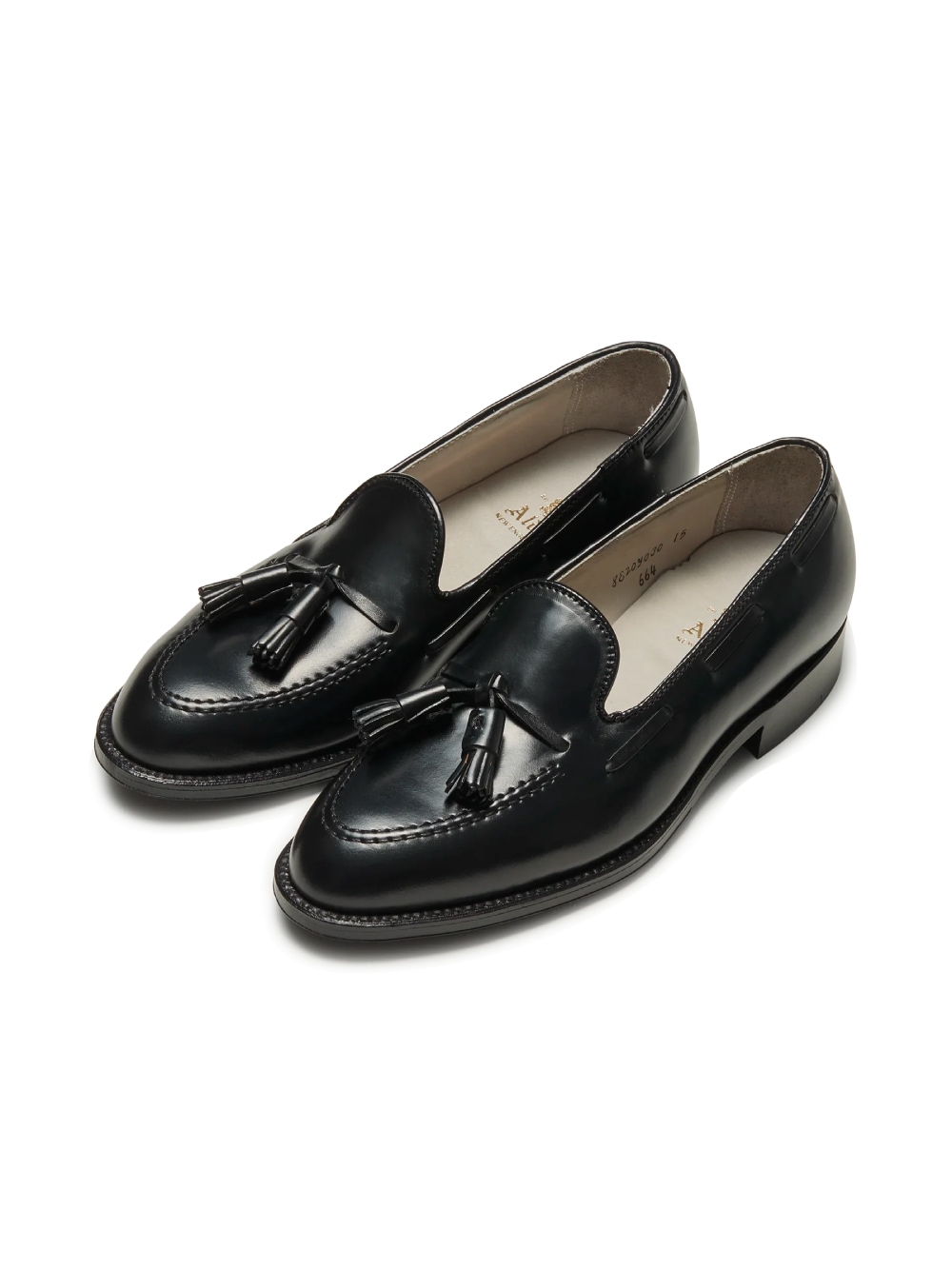 オールデン Alden黒 レザー モカシンシューズ Alden(オールデン) Tassel Moccasin - Black - COLDBECK ONLINE
