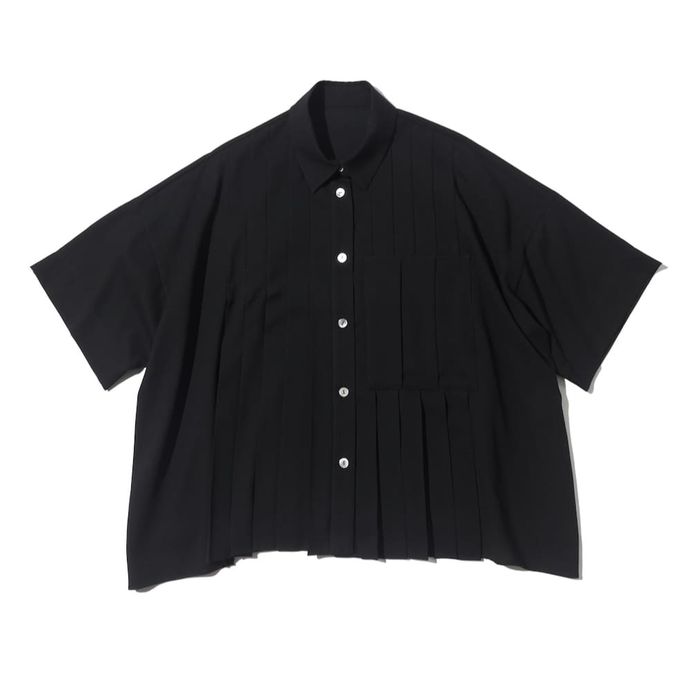 ENFOLD(エンフォルド) PLEATS WIDE BOX SHIRT