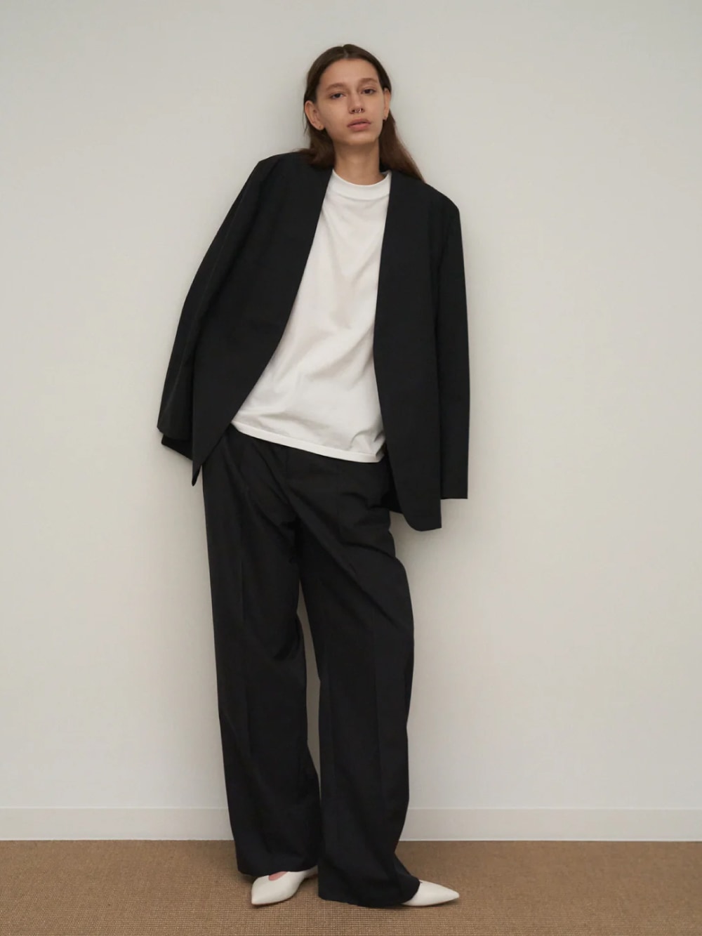 ATON(エイトン) WOOL TROPICAL NOCOLLER JACKET - COLDBECK ONLINE