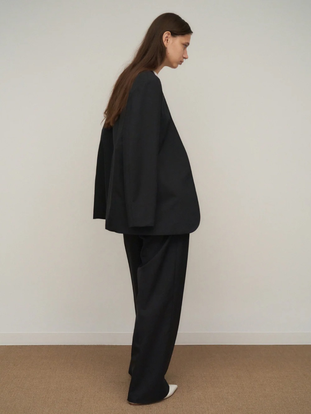 ATON(エイトン) WOOL TROPICAL NOCOLLER JACKET - COLDBECK ONLINE