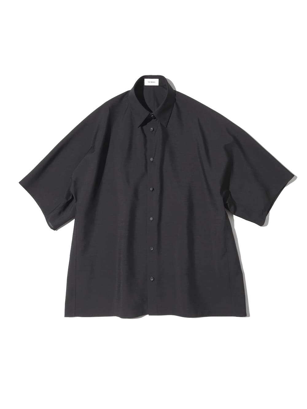 THE RERACS 切替 ハイネックワイドプルオーバーシャツ 23SS 日本製 THE RERACS - THE RERACS 切替 ハイネックワイドプルオーバーシャツ