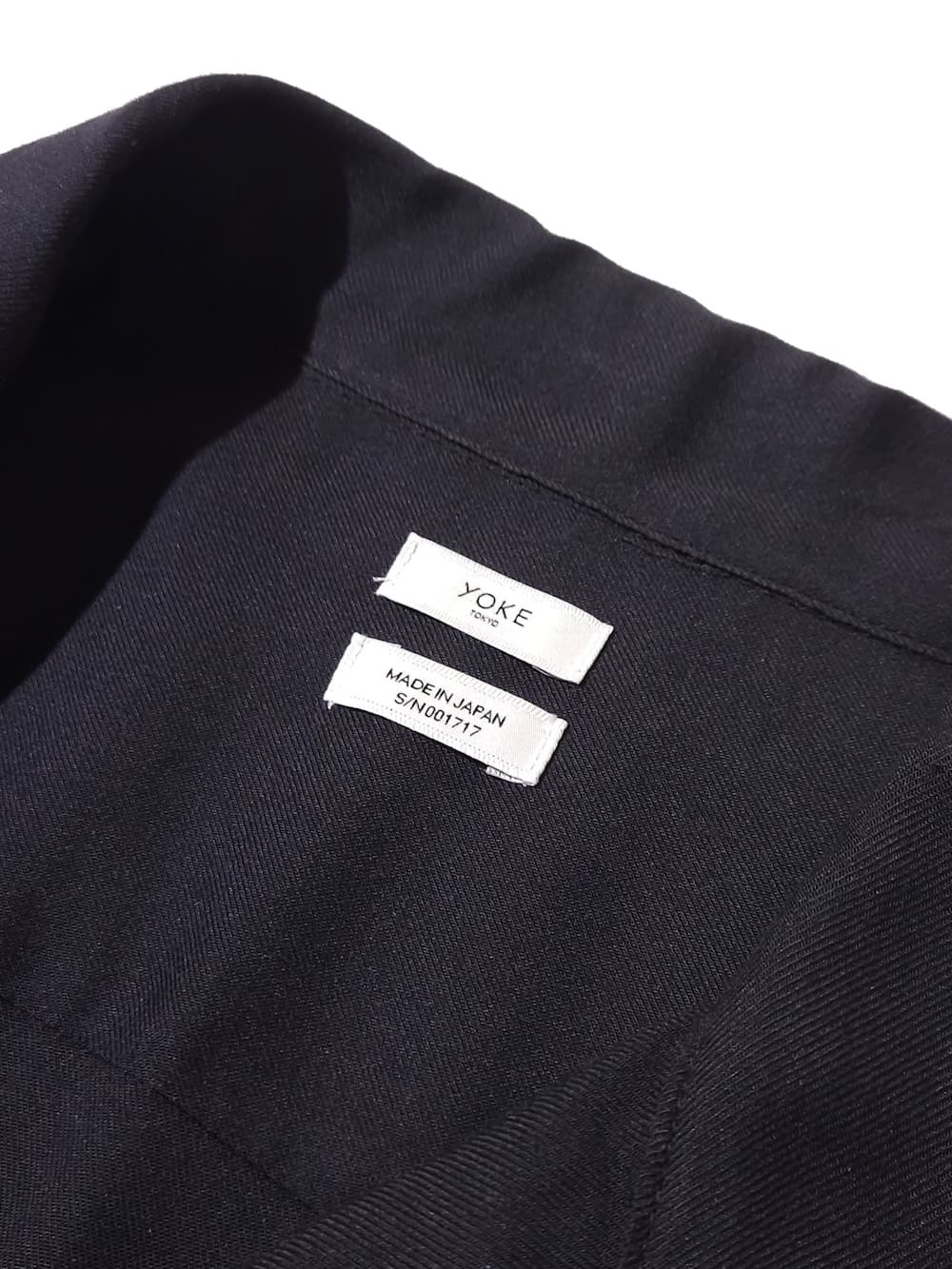 YOKE(ヨーク) Modal Twill Double Pocket Open Collar Shirt