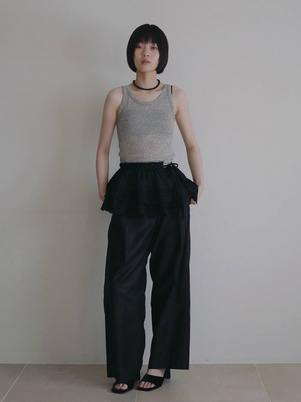 anuke(アンヌーク) 2way Lace Skirt