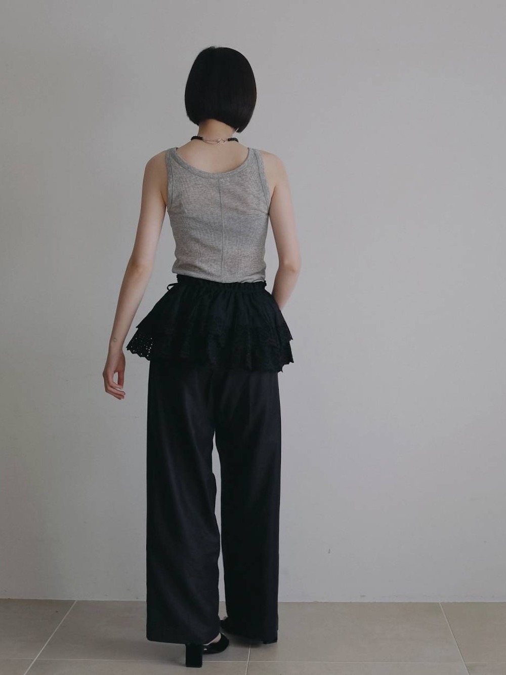 anuke(アンヌーク) 2way Lace Skirt