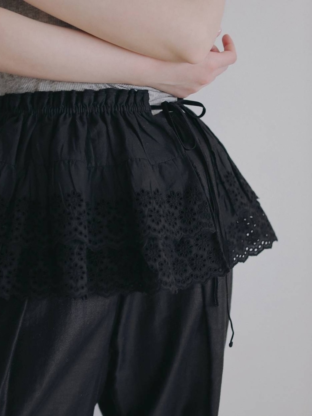 anuke(アンヌーク) 2way Lace Skirt