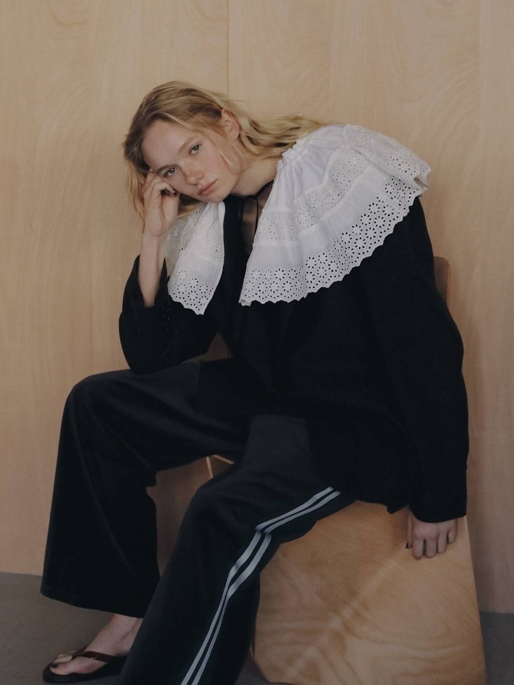 anuke(アンヌーク) 2way Lace Skirt