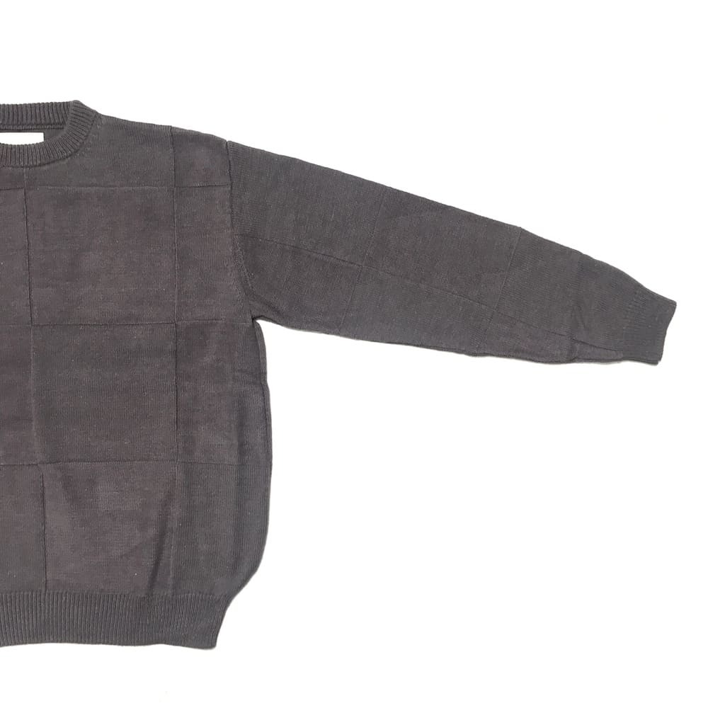 YOKE(ヨーク) BLOCK CHECKED CREWNECK SWEATER - COLDBECK