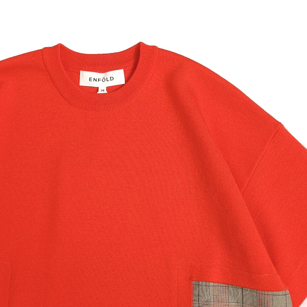 SALE】ENFOLD(エンフォルド) KNIT-COMBI PULLOVER - COLDBECK