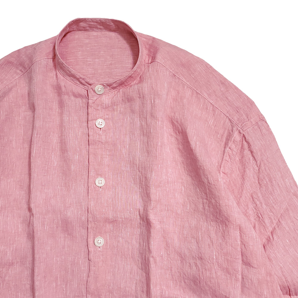 トップス KABEL Nehru Collar Linen Shirt Jacket KABEL Nehru Collar Linen Shirt Jacket（Buy Arrow Regular Fit