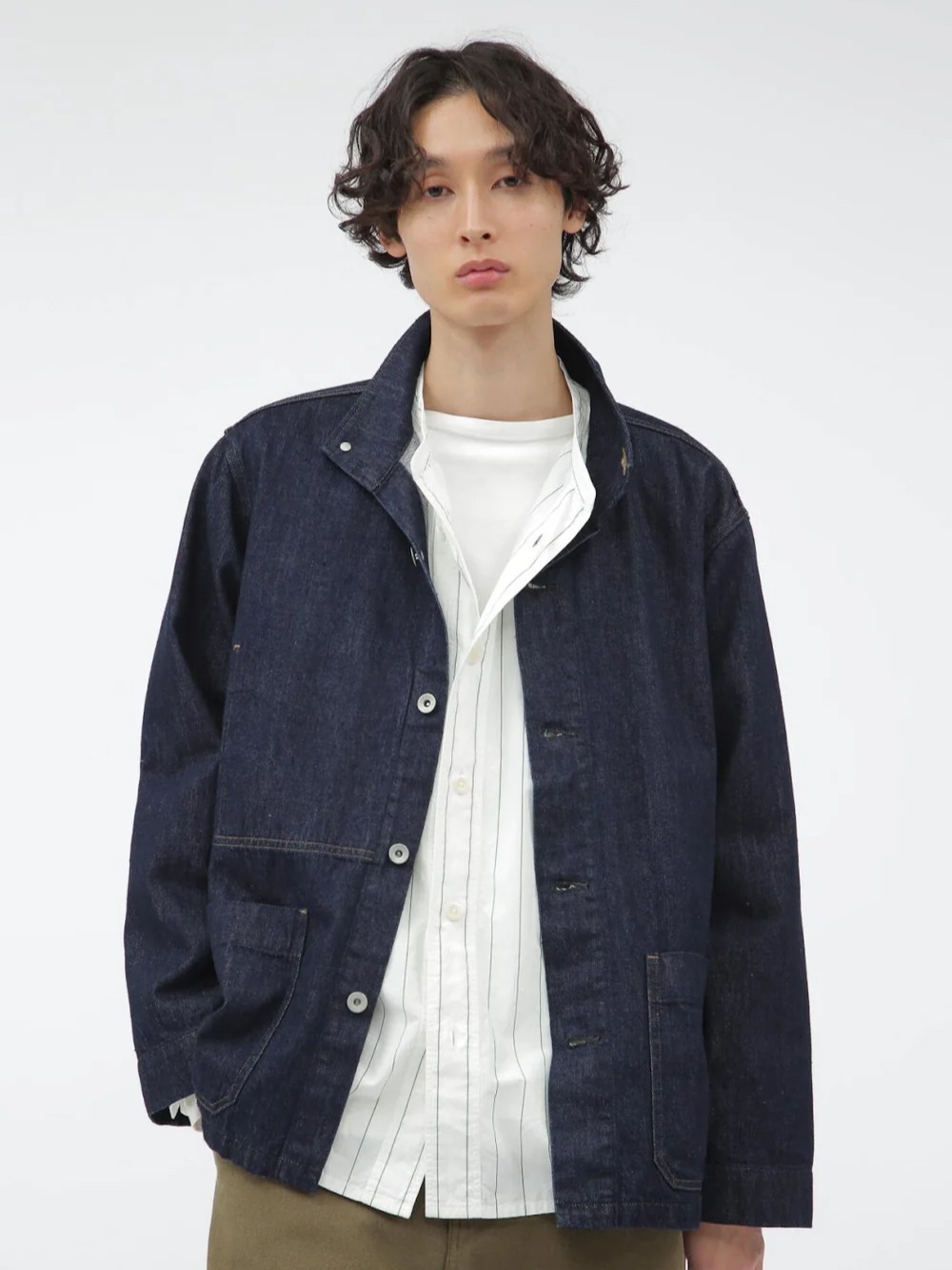 MHL.(エムエイチエル) CANTON LIGHT DENIM JACKET