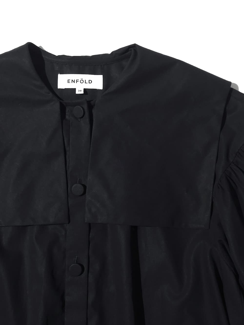 ENFOLD エンフォルド メモリーグログランバルーンヘム美品38黒 ENFOLD(エンフォルド) SAILOR-COLOR BLOUSE - COLDBECK ONLINE