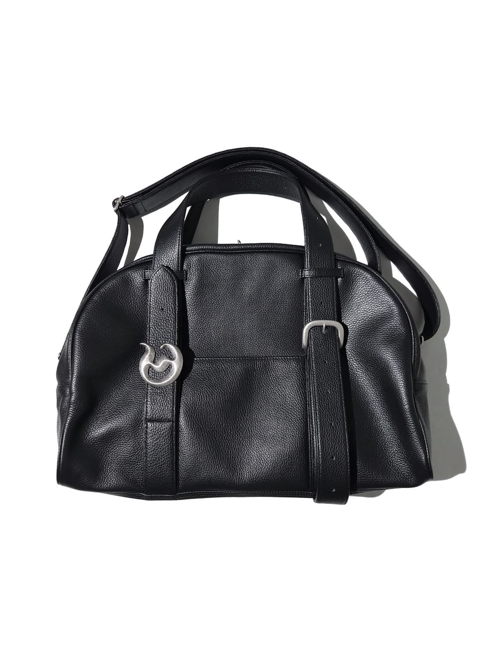 バッグ DAIRIKU Leather Boston Bag DAIRIKU/Leather Boston Bag with Soup Acce（Black）［レザーボストン
