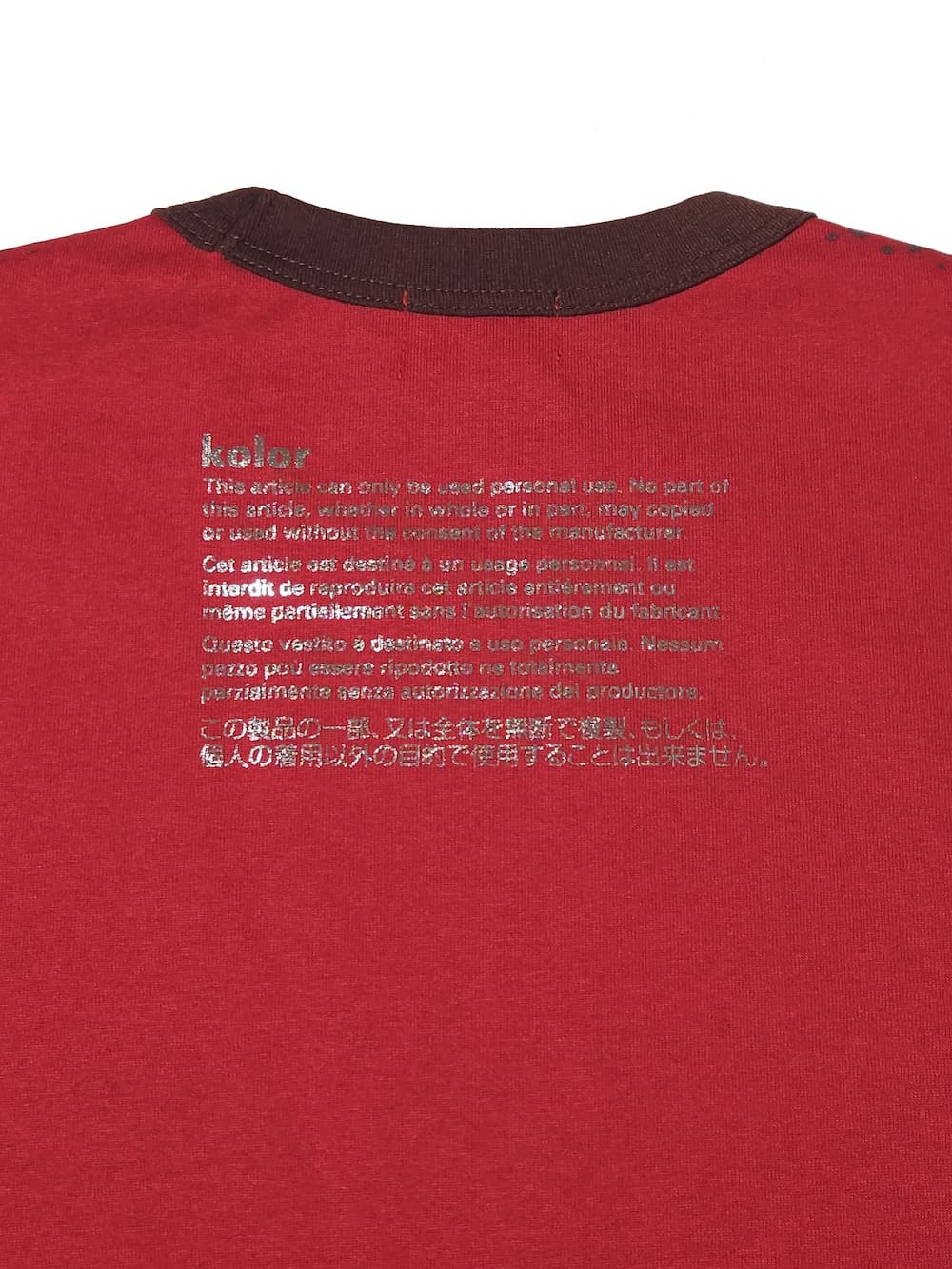 kolor(カラー) S/S Tee