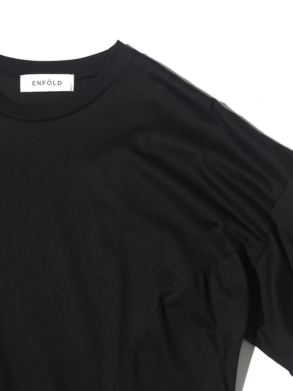 【セット】エンフォルド enfold　Tシャツ　パープル　ブラック ENFOLD(エンフォルド) ASYMMETRY SOLID T-SHIRT - COLDBECK ONLINE