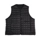 YOKE(衼) METALLIC NYLON REVERSIBLE PADDED FRONT ZIP VEST