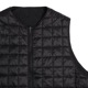 YOKE(衼) METALLIC NYLON REVERSIBLE PADDED FRONT ZIP VEST