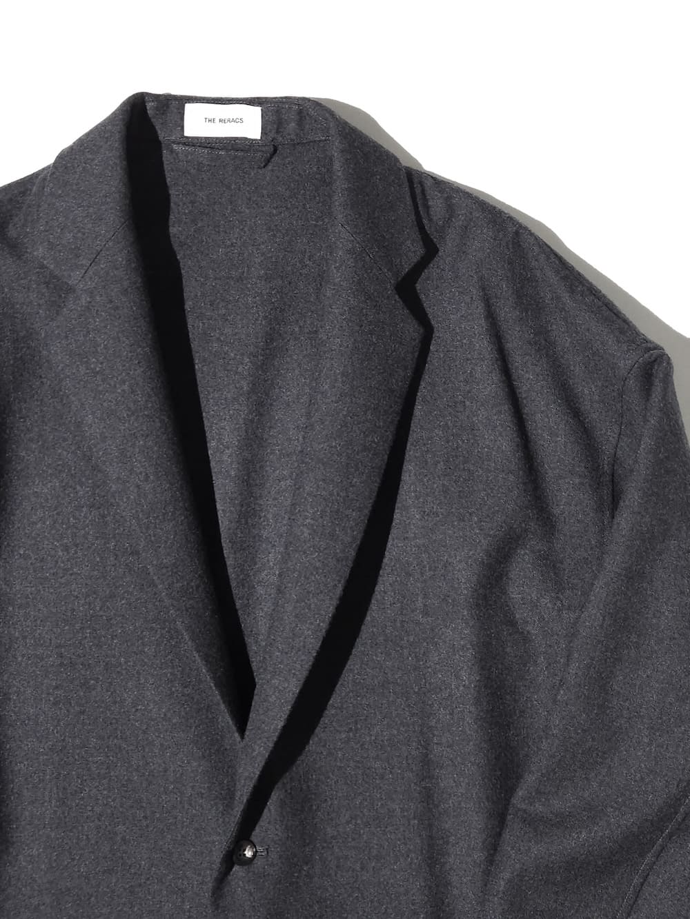 THE RERACS(ザリラクス) NOTCHED LAPEL SHIRT COAT - COLDBECK THE RERACS(ザリラクス) NOTCHED LAPEL SHIRT COAT - COLDBECK