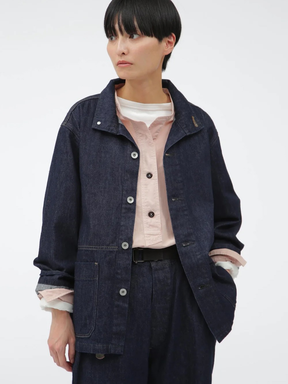 MHL.(エムエイチエル) CANTON LIGHT DENIM JACKET