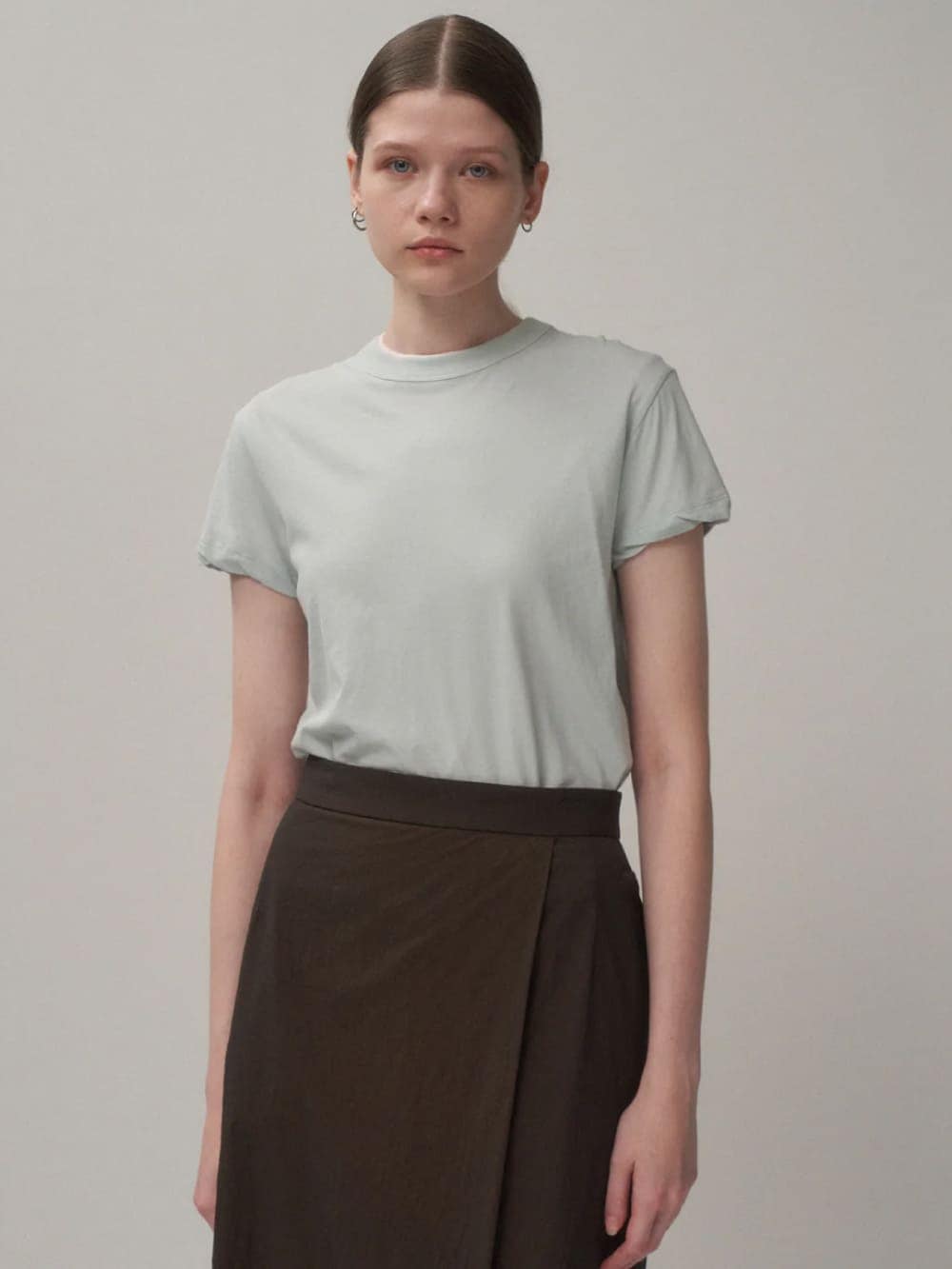 ATON(エイトン) FRESCA SINGLE JERSEY COMPACT T-SHIRT - COLDBECK
