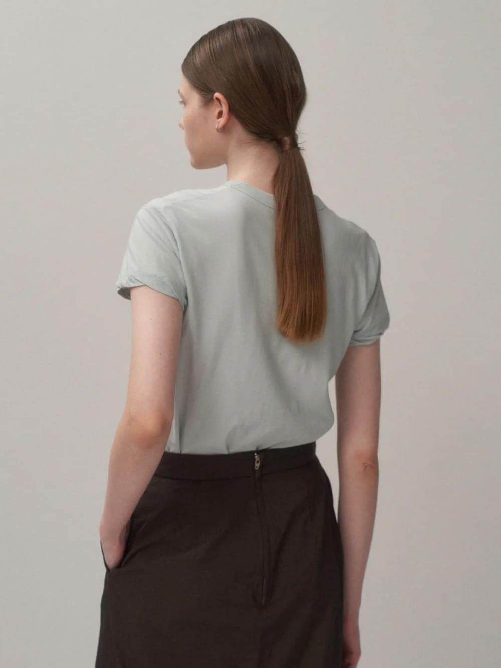 ATON(エイトン) FRESCA SINGLE JERSEY COMPACT T-SHIRT - COLDBECK