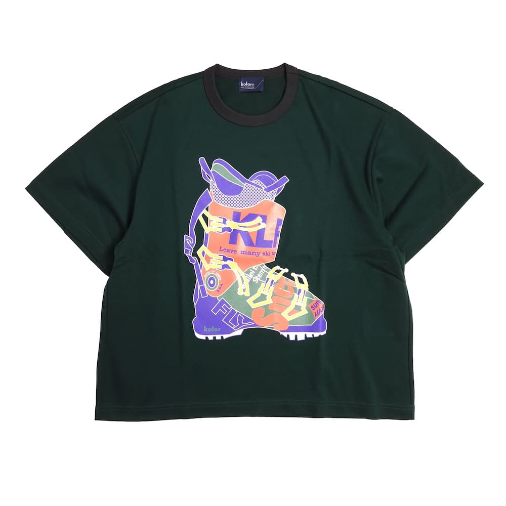 定価23100円 kolor 度詰天竺 再構築 Tシャツ 2 SALE】kolor(カラー) 度詰めコットン天竺 Tシャツ - COLDBECK