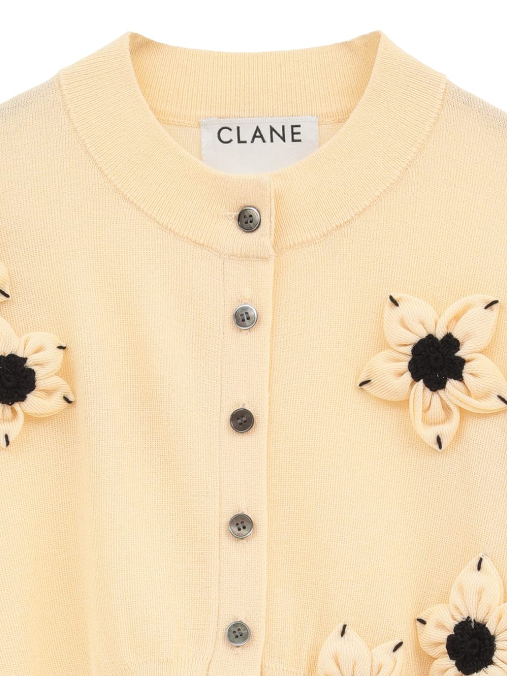 CLANE(クラネ) FLOWER MOTIF KNIT CARDIGAN