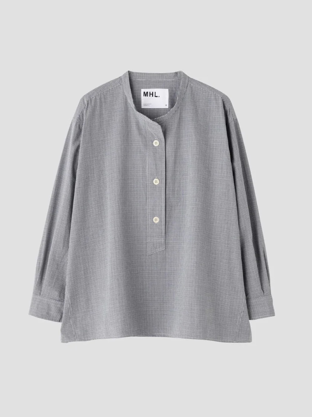 MHL.(エムエイチエル) TINY GINGHAM COTTON SHIRTS