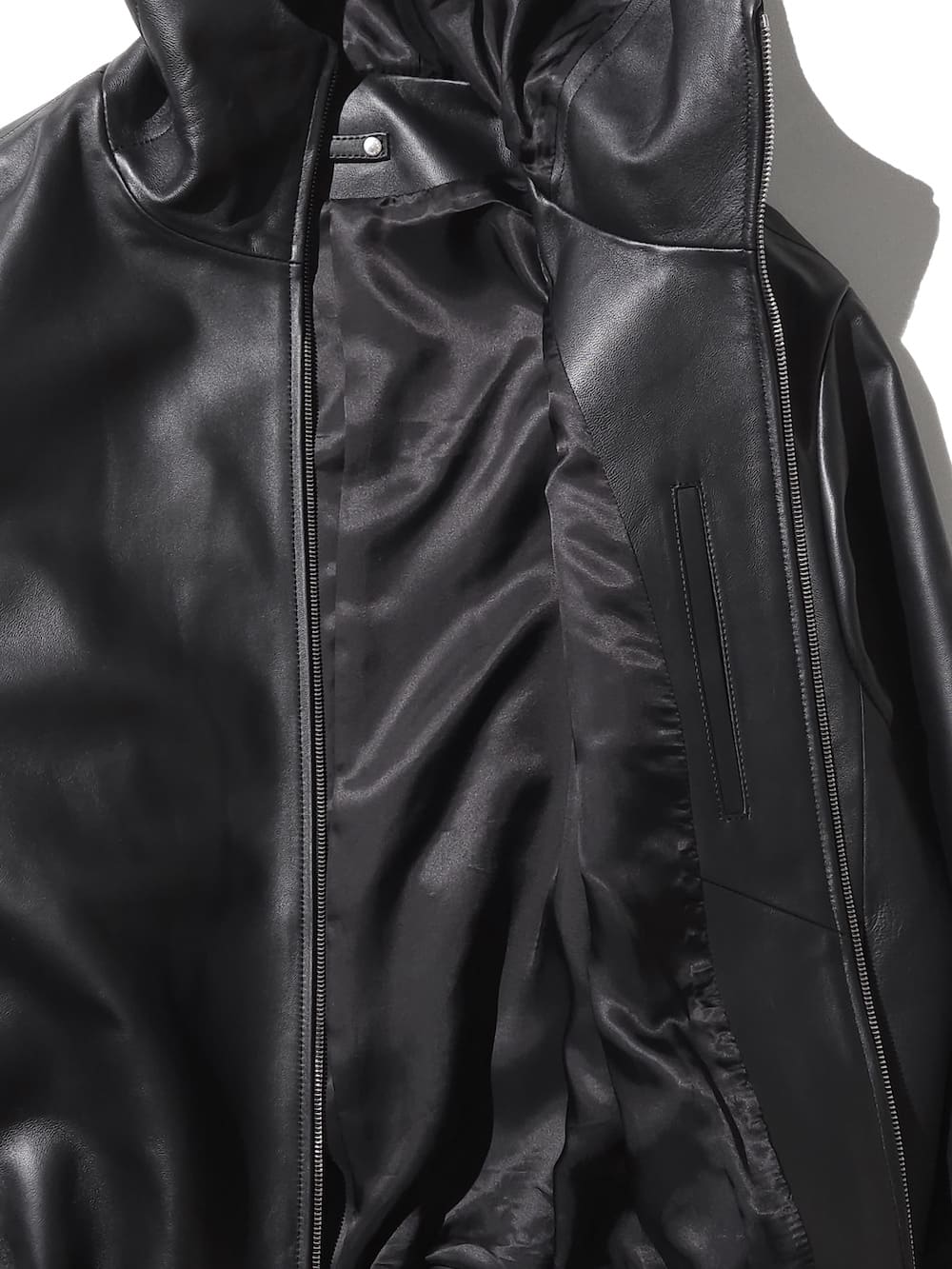 ssstein(シュタイン) LEATHER HOODED SHORT JACKET - COLDBECK ONLINE