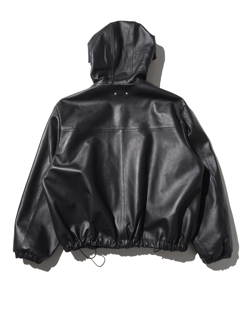 stein（シュタイン） HOODED SHORT JACKET(COATED) stein / シュタイン】HOODED SHORT JACKET - BLACK(CORTING) | 公式