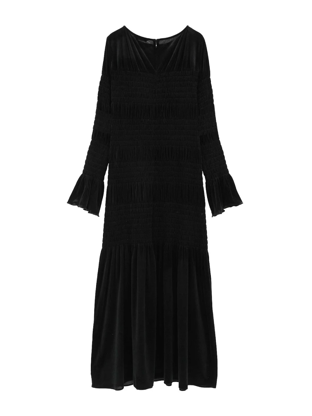 CLANE(クラネ) SHIRRING LONG ONEPIECE - COLDBECK ONLINE（コール