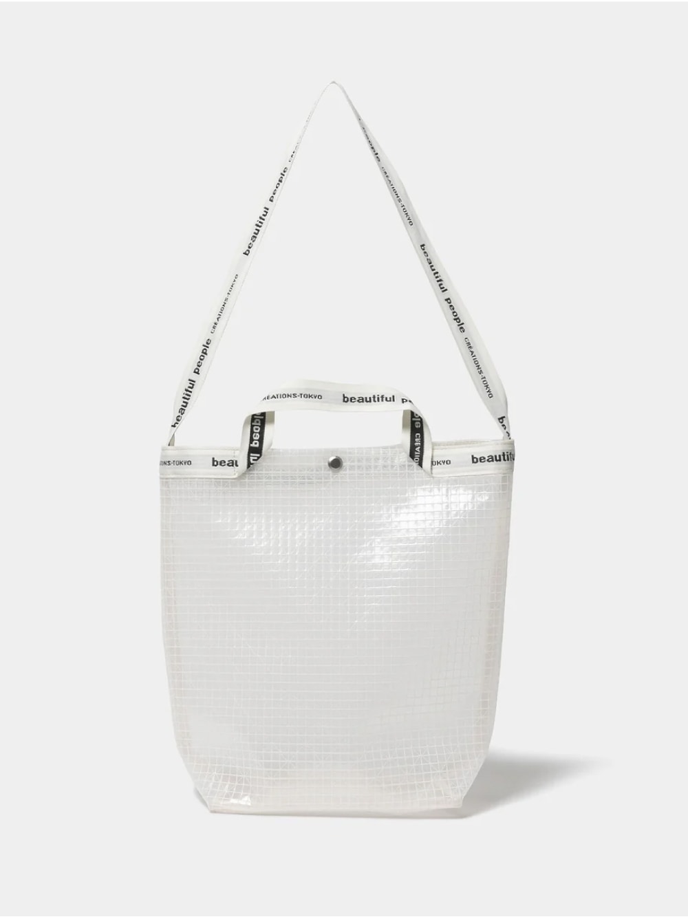 beautiful people(ビューティフルピープル) Vinyl logo tape shoulder bag