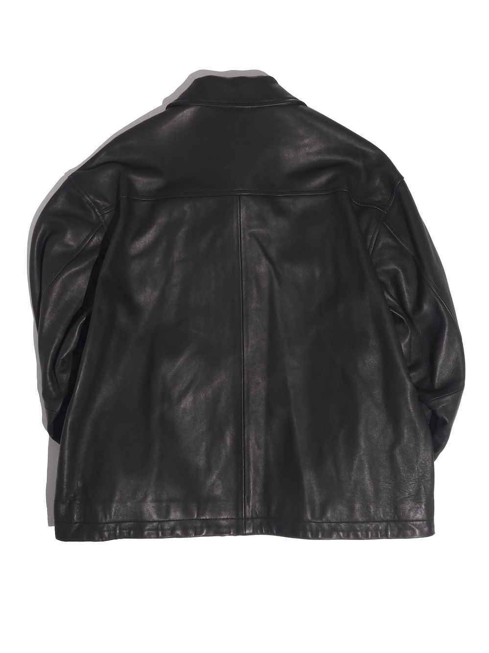 Porter Classic(ポータークラシック) LEATHER ZIP UP JACKET W / LOVE & PEACE SILVER (ENTREFINO)