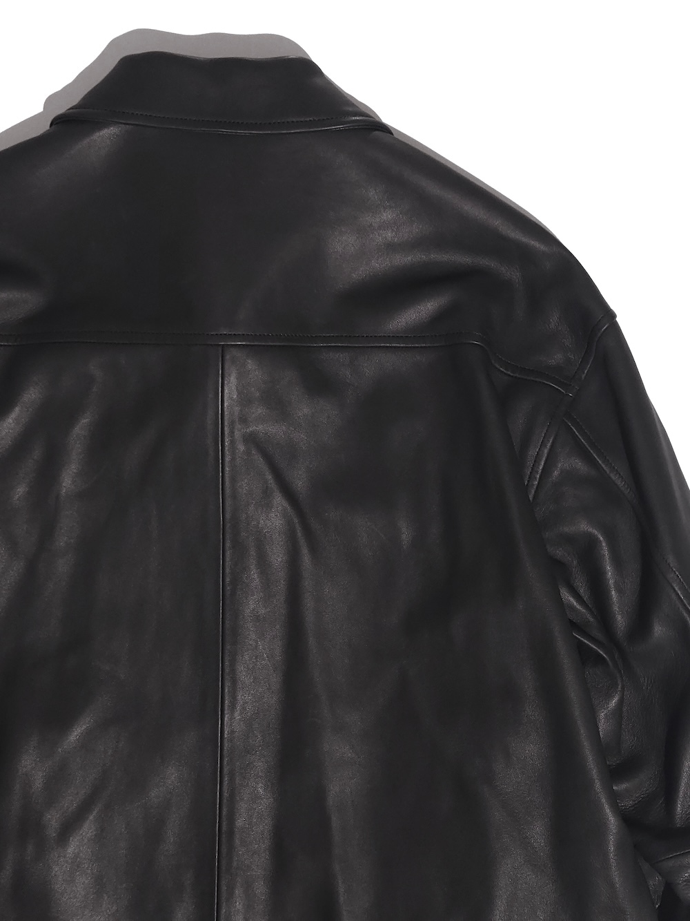 Porter Classic(ポータークラシック) LEATHER ZIP UP JACKET W / LOVE & PEACE SILVER (ENTREFINO)