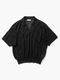 ATON(ȥ) COMPACT COTTON SKIPPER POLO SWEATER