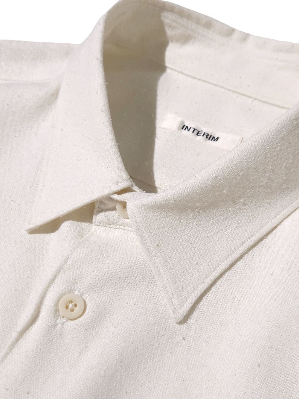 INTERIM(インテリム) SILK NOIL L/S REGULAR COLLAR SHIRT - COLDBECK