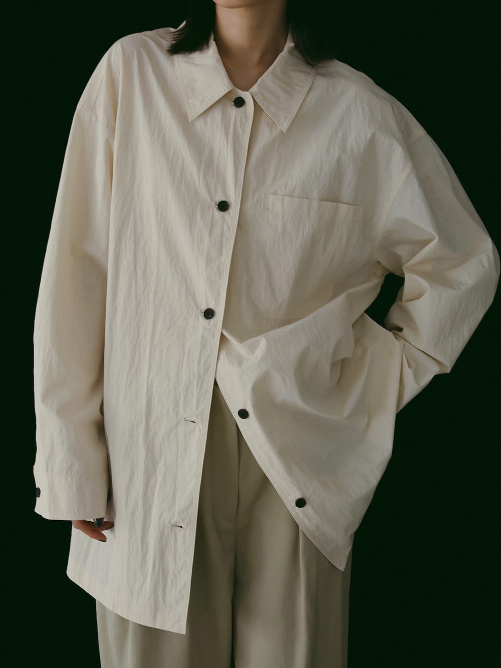 anuke(アンヌーク) Over Pocket Shirts