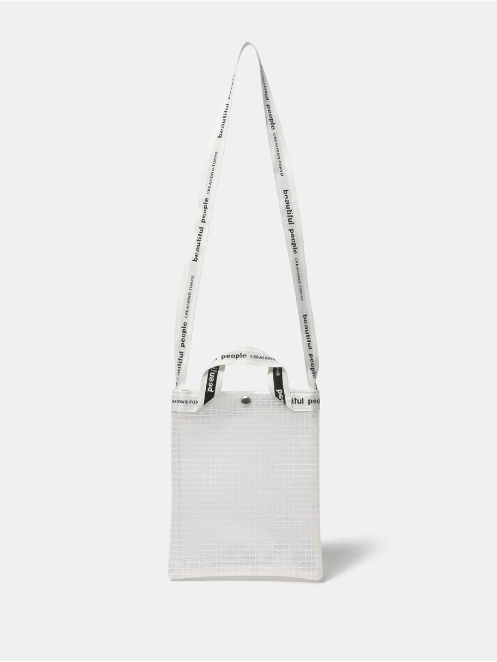 beautiful people(ビューティフルピープル) Vinyl logo tape Sacoche bag