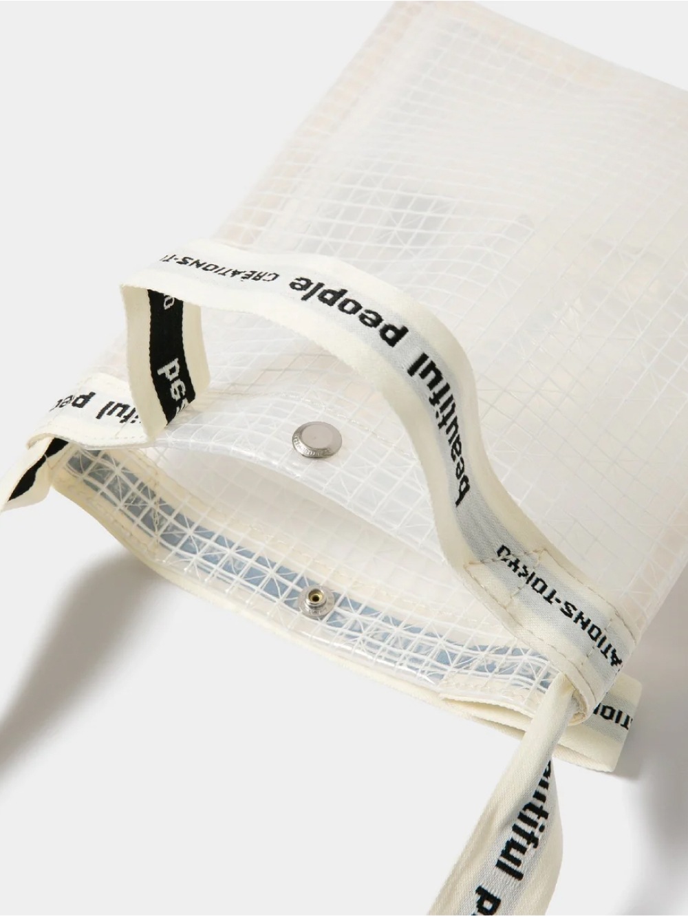 beautiful people(ビューティフルピープル) Vinyl logo tape Sacoche bag
