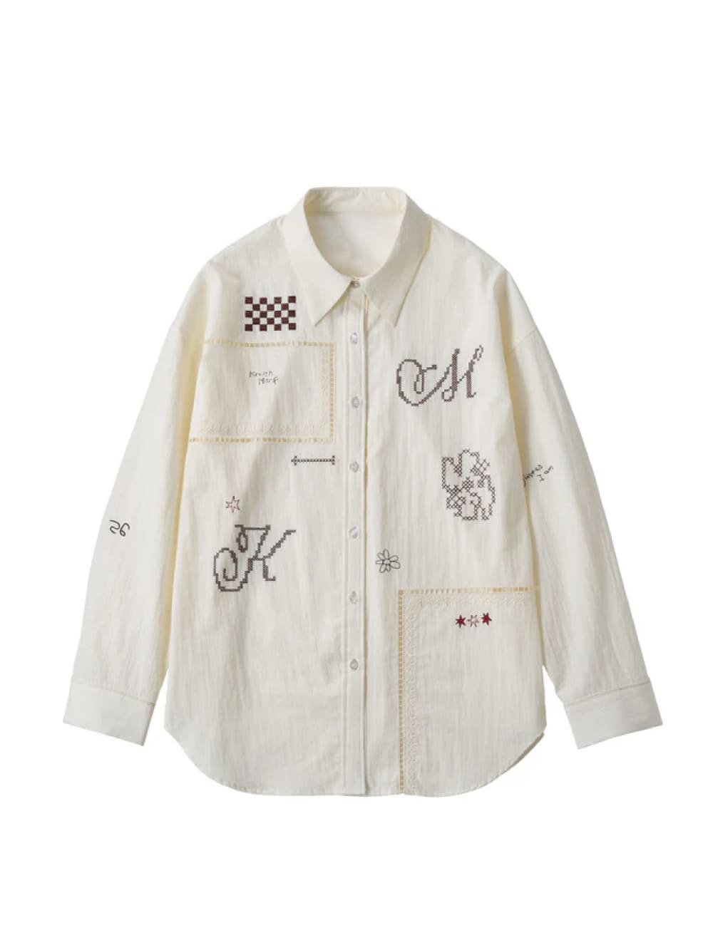 Knuth Marf(クヌースマーフ) embroidered shirt - COLDBECK ONLINE