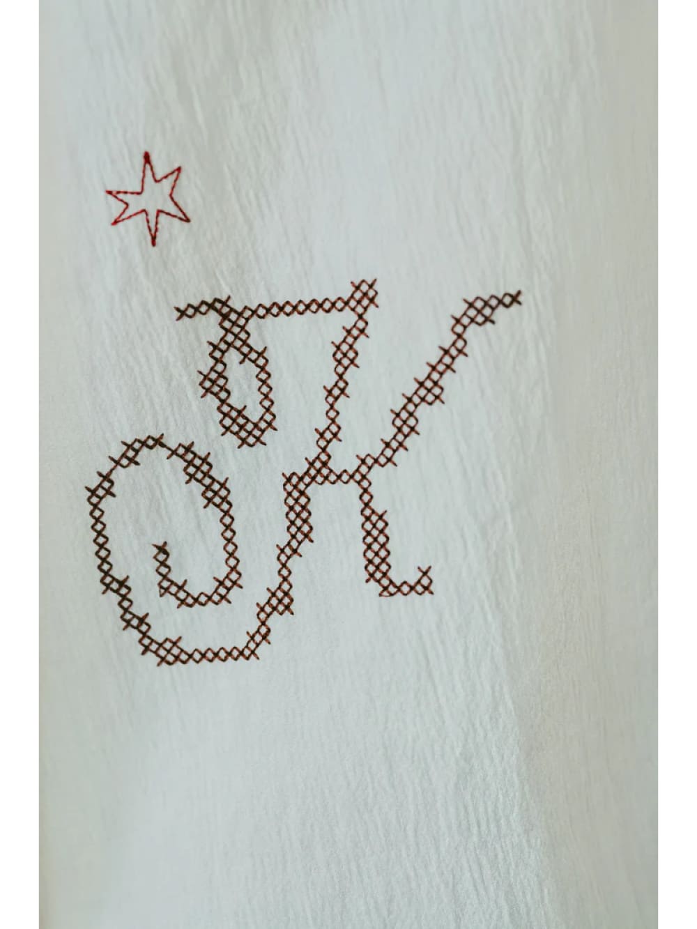 Knuth Marf(クヌースマーフ) embroidered shirt