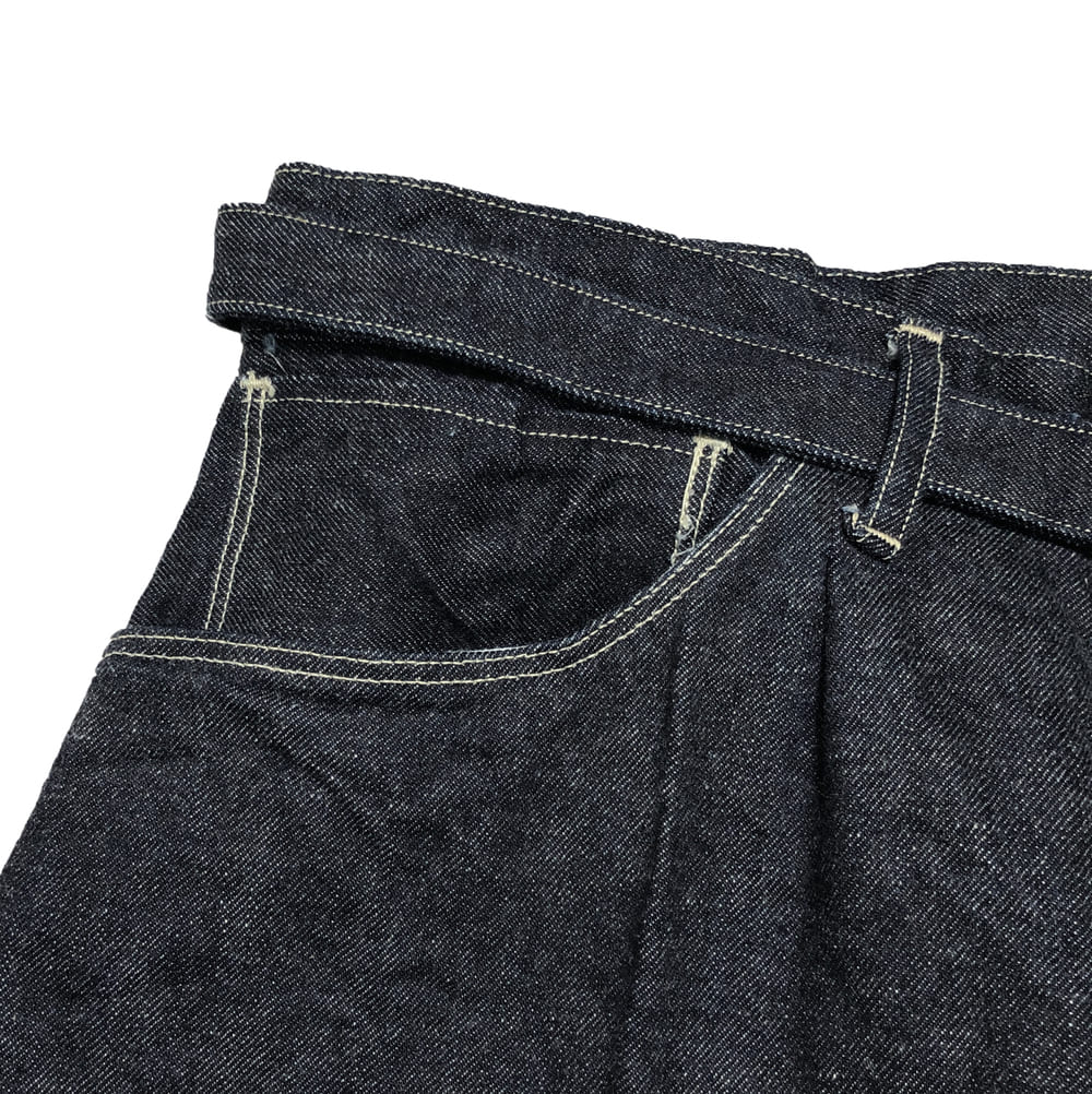 SALE】blurhms(ブラームス) 12.9オンス セルビッジデニム GIベルト