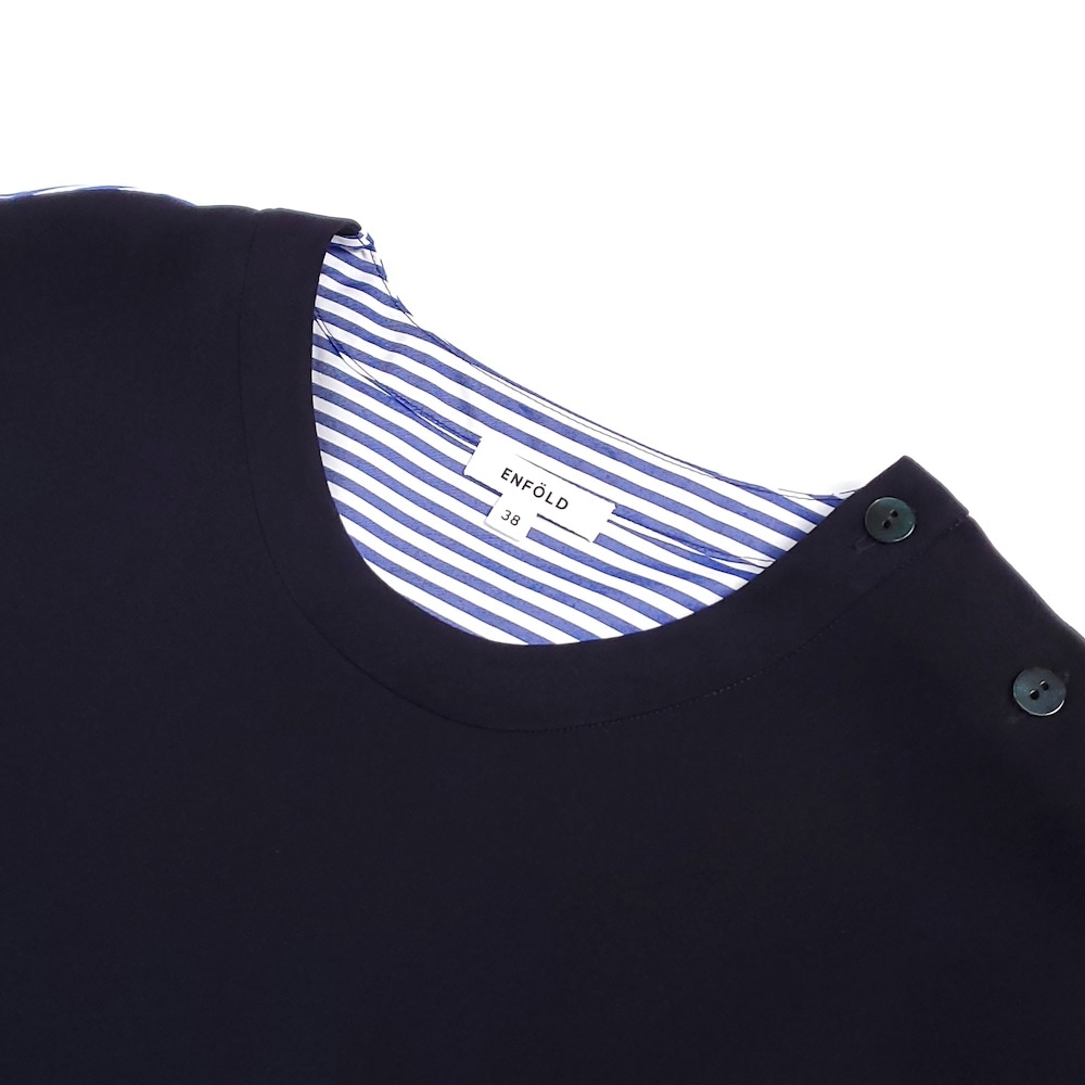ENFOLD(エンフォルド) SHIRT COMBI PULLOVER - COLDBECK ONLINE
