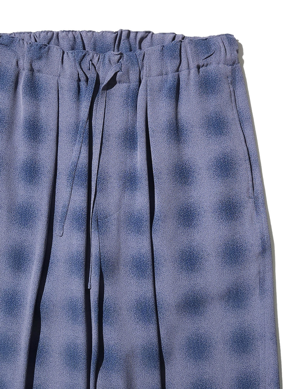 YOKE(ヨーク) BLURRED OMBRE PLAID OPEN EASY PANTS - COLDBECK ONLINE