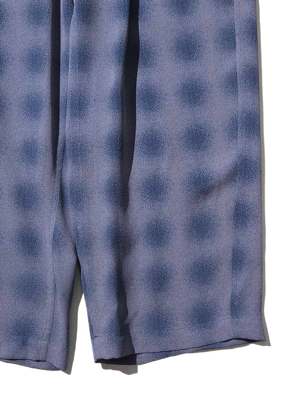 YOKE(ヨーク) BLURRED OMBRE PLAID OPEN EASY PANTS - COLDBECK ONLINE
