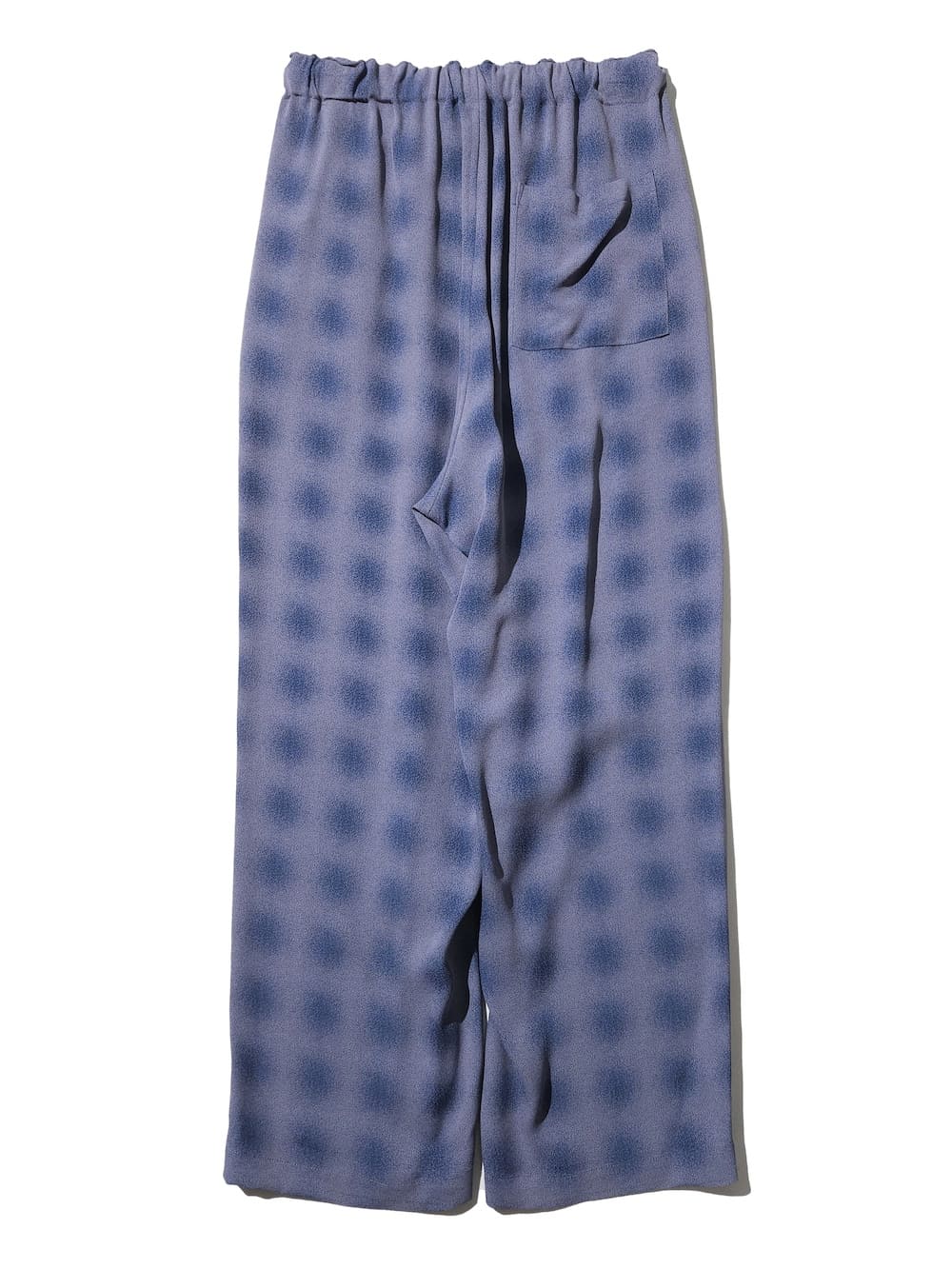 YOKE(ヨーク) BLURRED OMBRE PLAID OPEN EASY PANTS - COLDBECK ONLINE