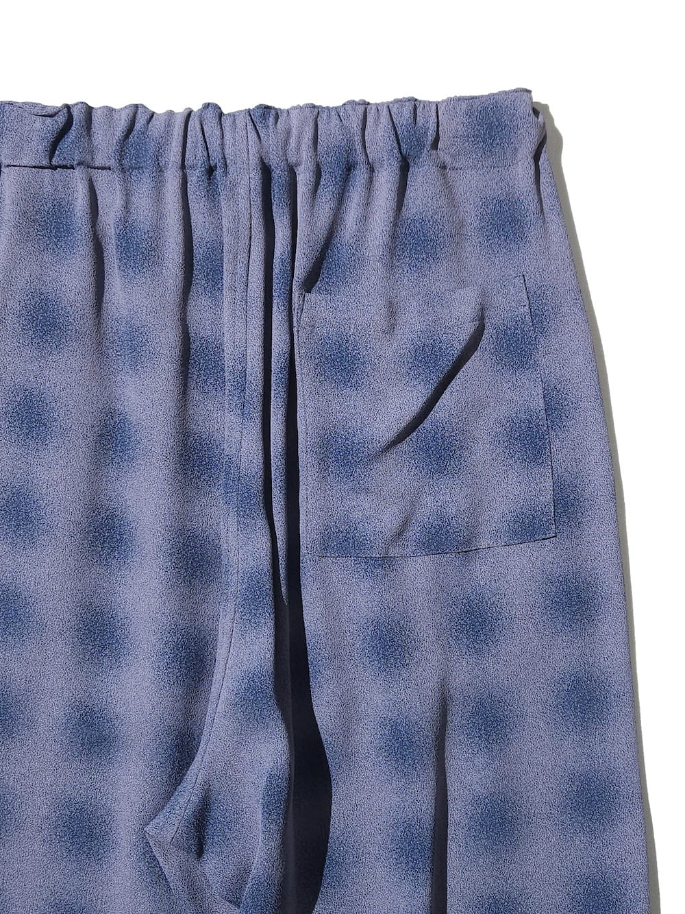 YOKE(ヨーク) BLURRED OMBRE PLAID OPEN EASY PANTS - COLDBECK ONLINE