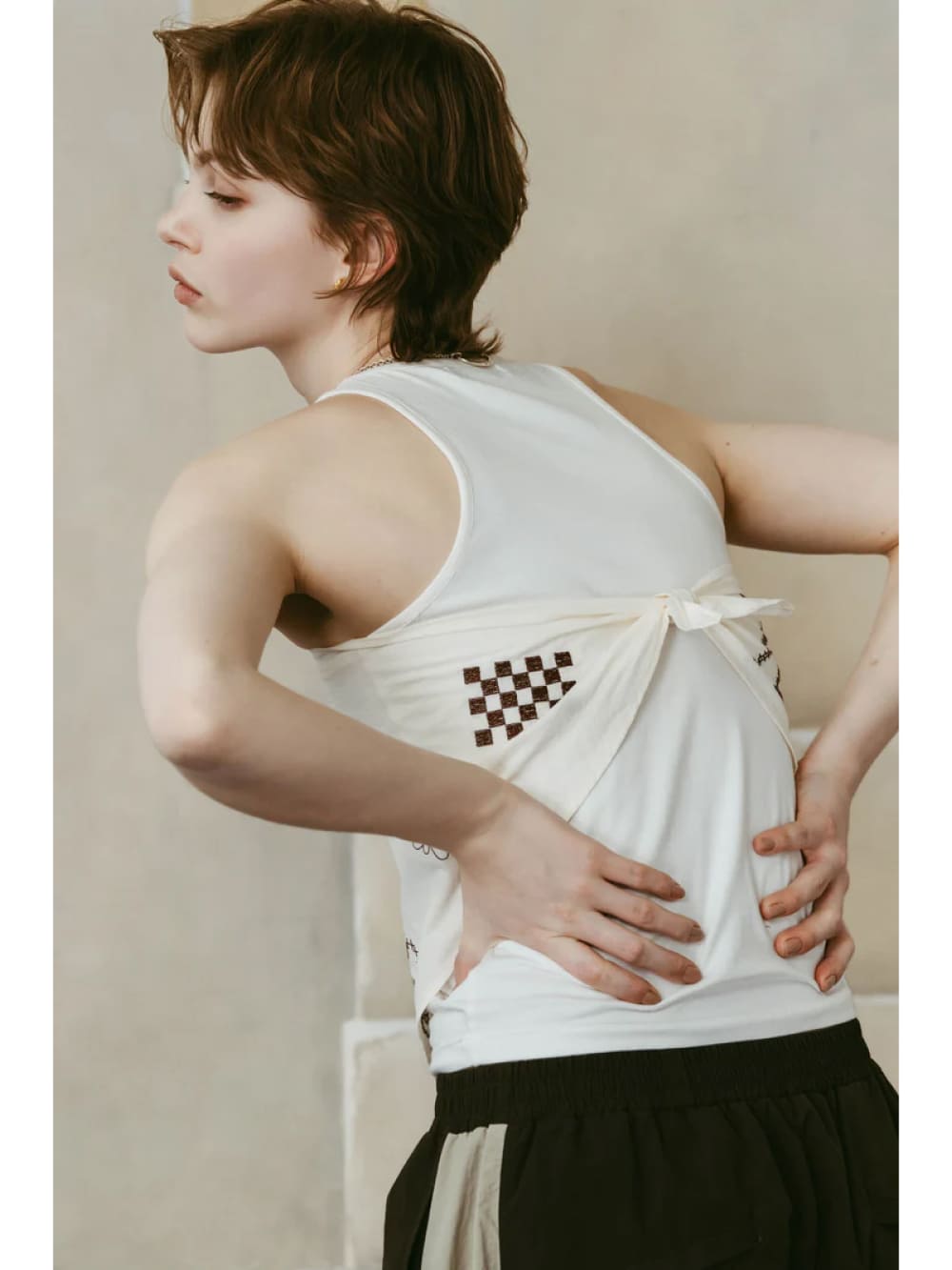 Knuth Marf(クヌースマーフ) embroidered scarf - COLDBECK ONLINE
