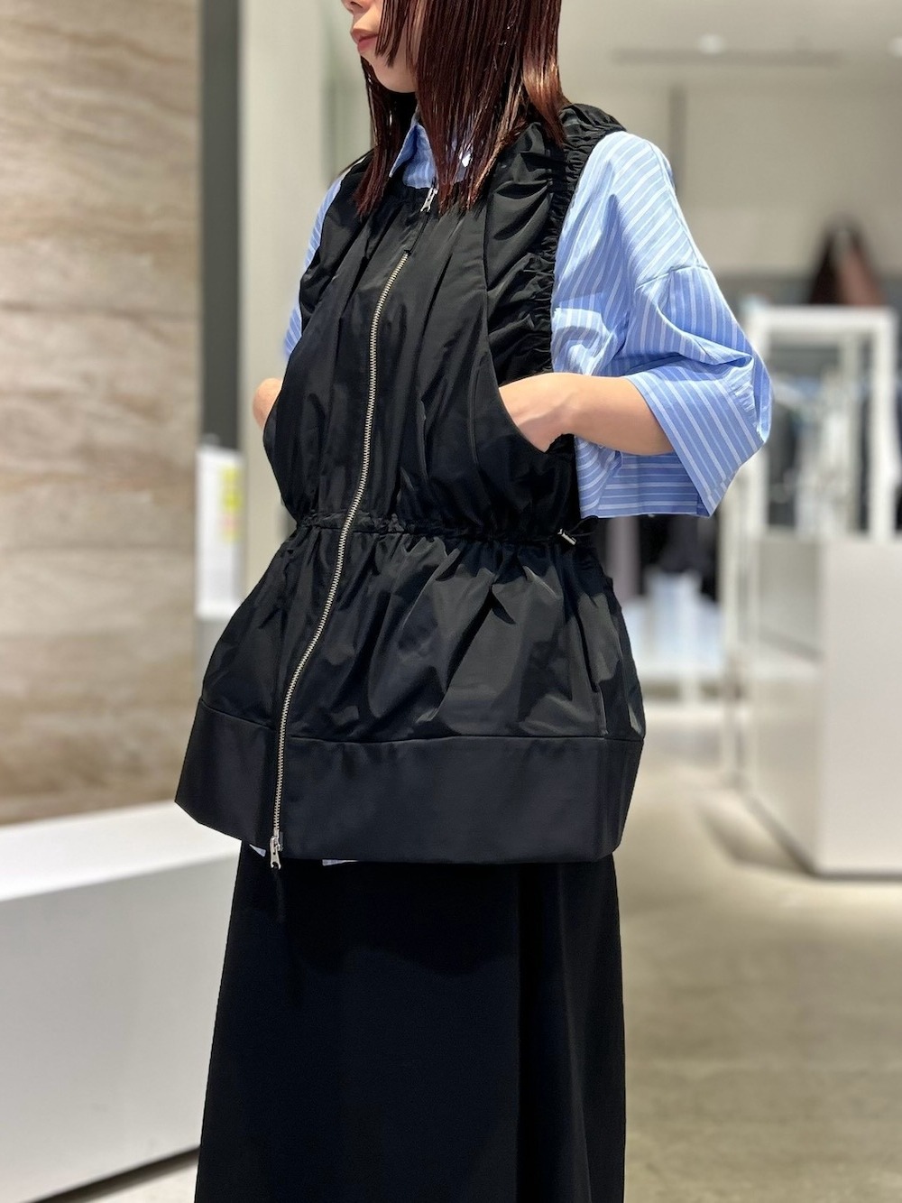 専用ENFOLD DRAPE VEST エンフォルド ENFOLD(エンフォルド) GATHER SHAPE VEST - COLDBECK ONLINE（コール