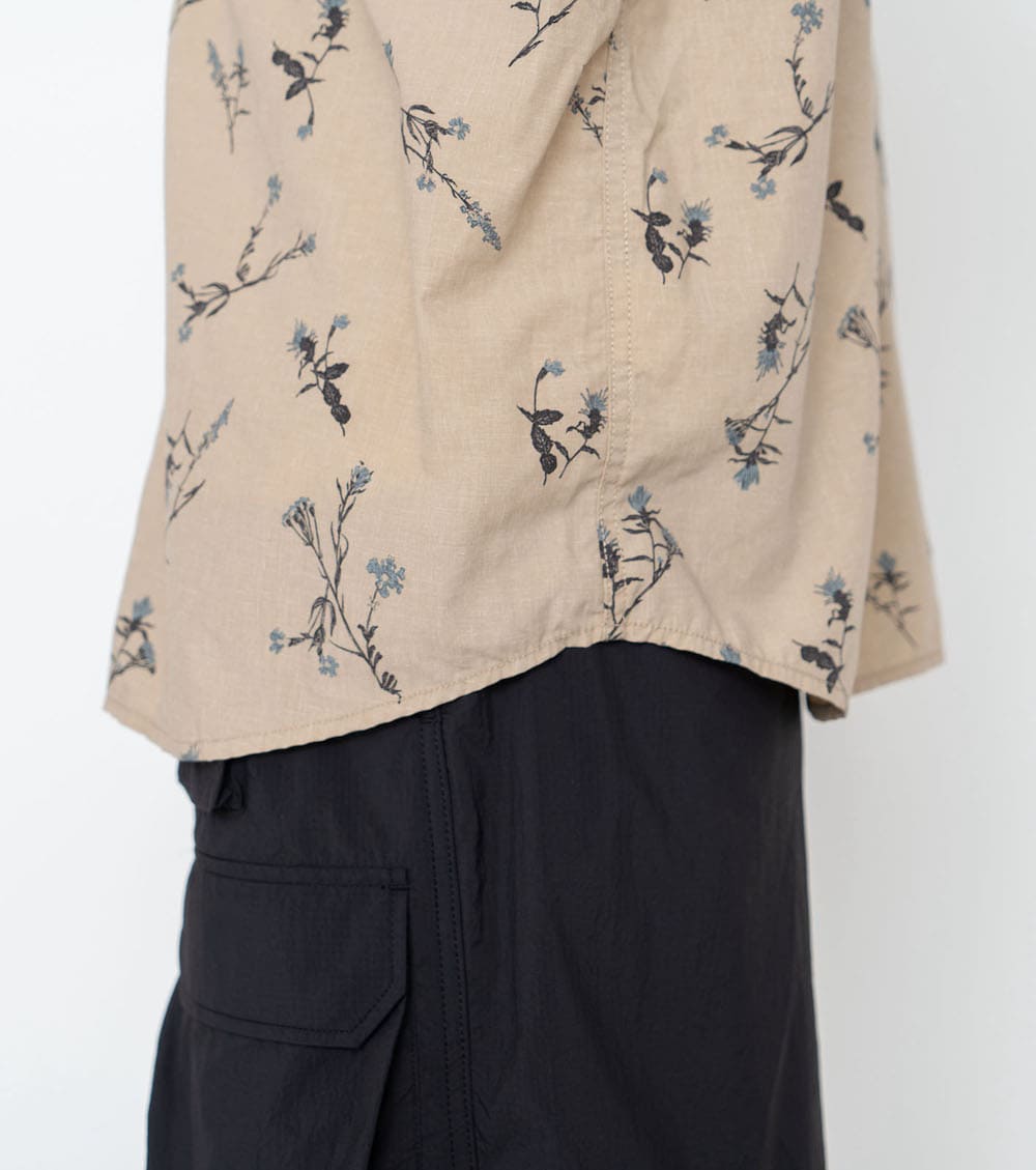 【SALE】THE NORTH FACE PURPLE LABEL(ザノースフェイスパープルレーベル) Polyester Linen Field H/S Shirt