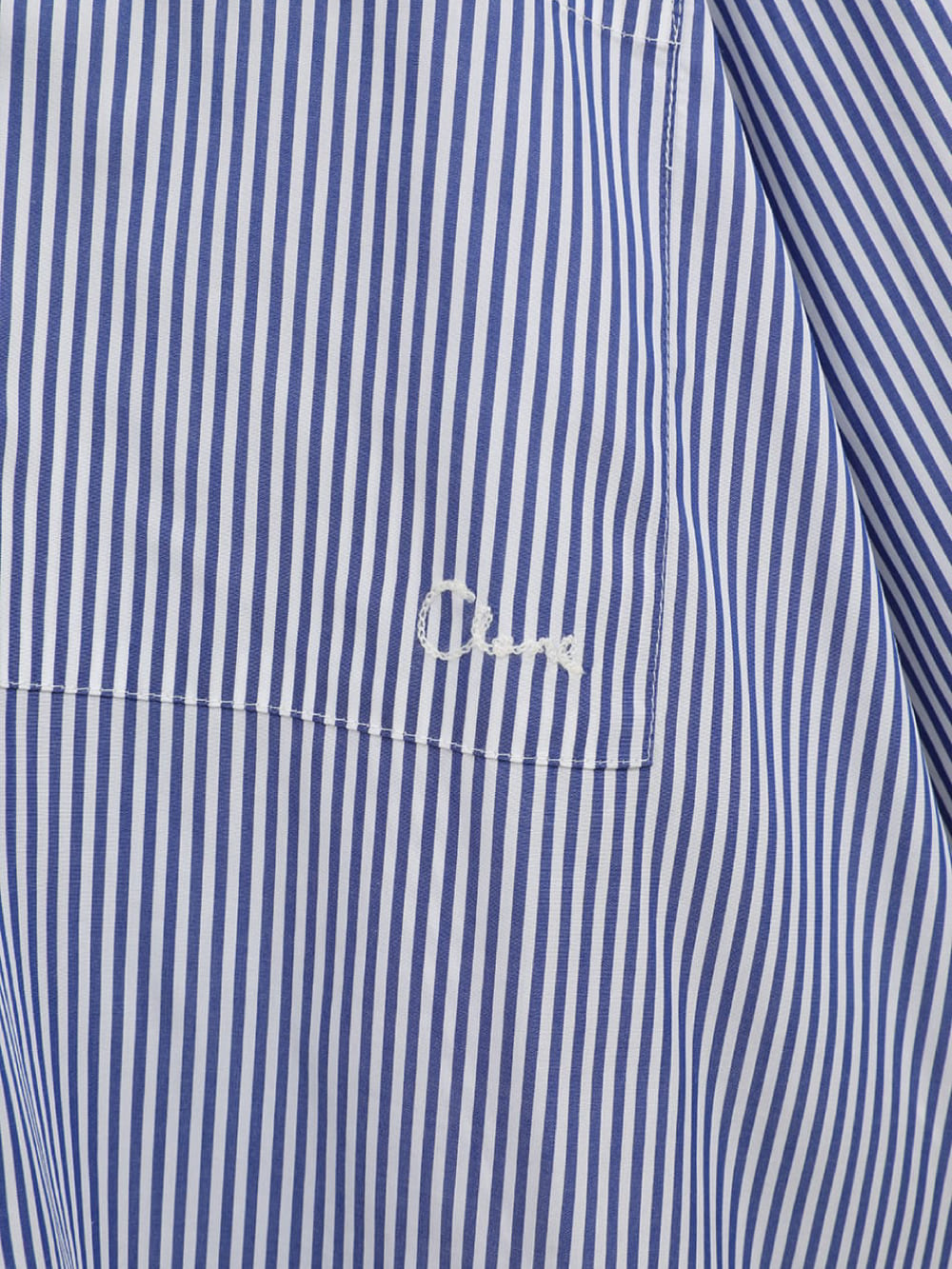 clane  HUGE SHIRT  ストライプ　1 お値下げ CLANE クラネ HUGE SHIRT ストライプ/サイズ1 オーバーサイズ